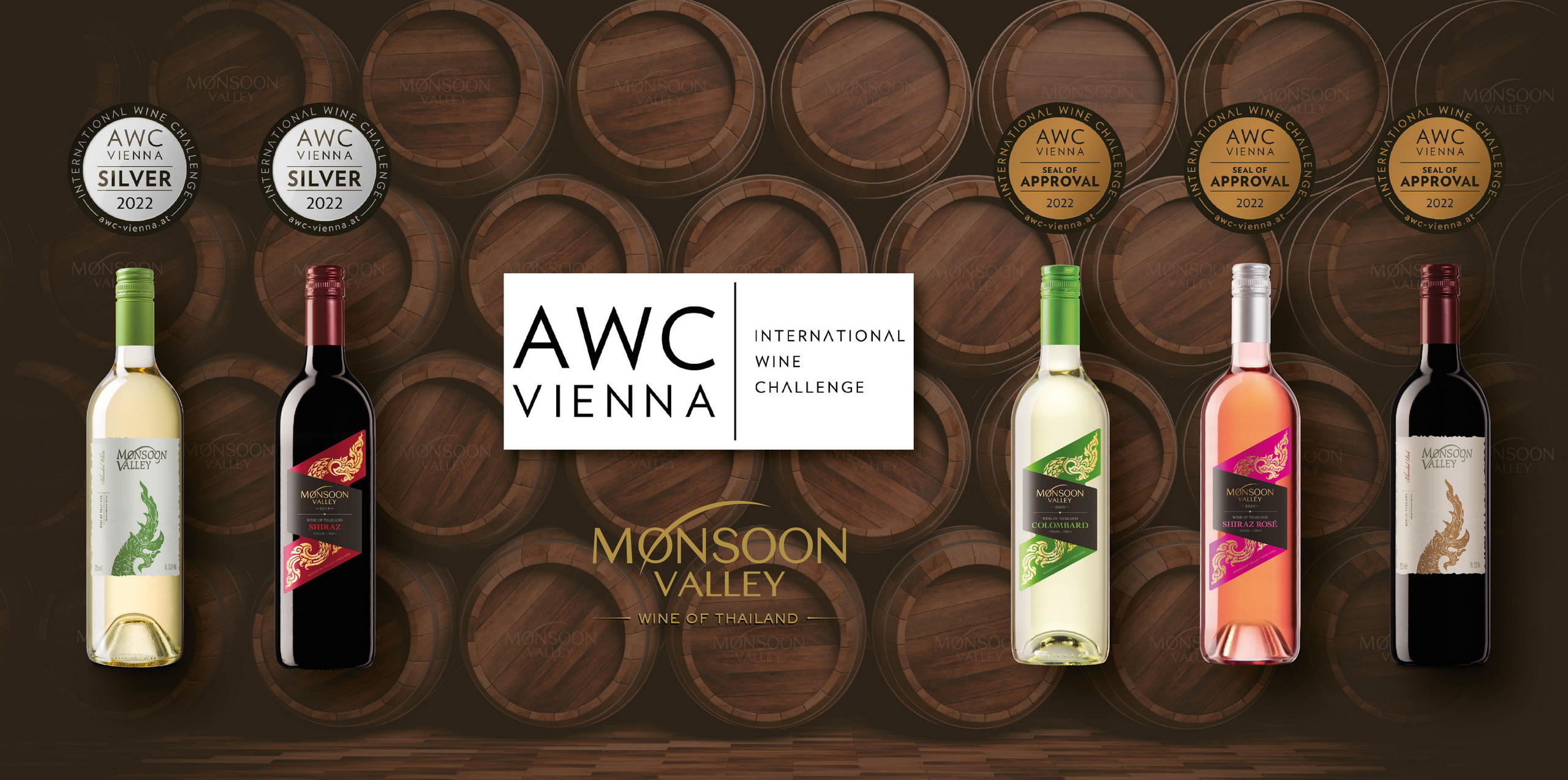 MONSOON VALLEY PROUDLY RECEIVES TOP HONORS AT THE 2022 AWC VIENNA WINE AWARDS